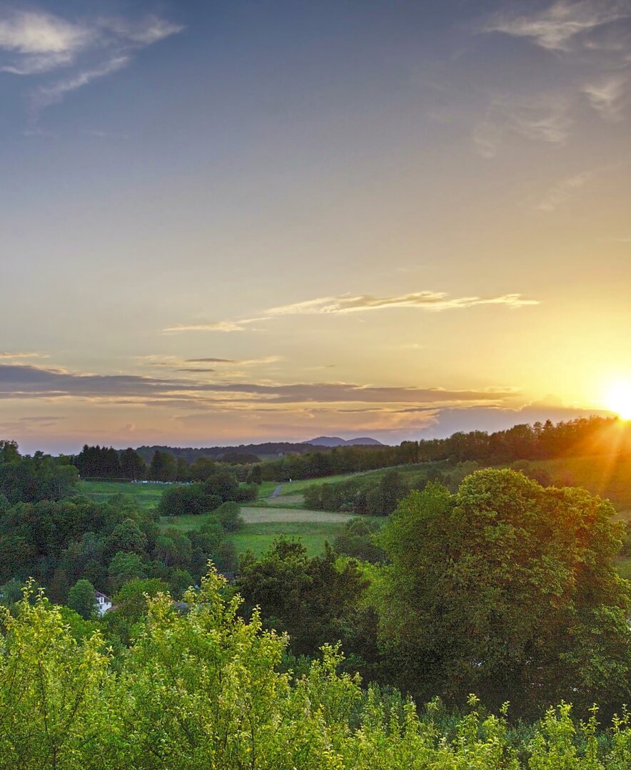 Sonnenuntergang im Südburgenland | © Urlaub am Bauernhof Burgenland / Franz Fartek