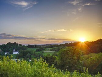 Sonnenuntergang im Südburgenland | © Urlaub am Bauernhof Burgenland / Franz Fartek