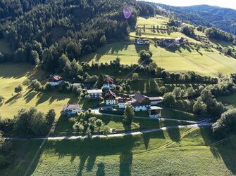 Am Bergbauernhof ist es wunderbar ruhig und grün | © Urlaub am Bauernhof Kärnten / Daniel Gollner