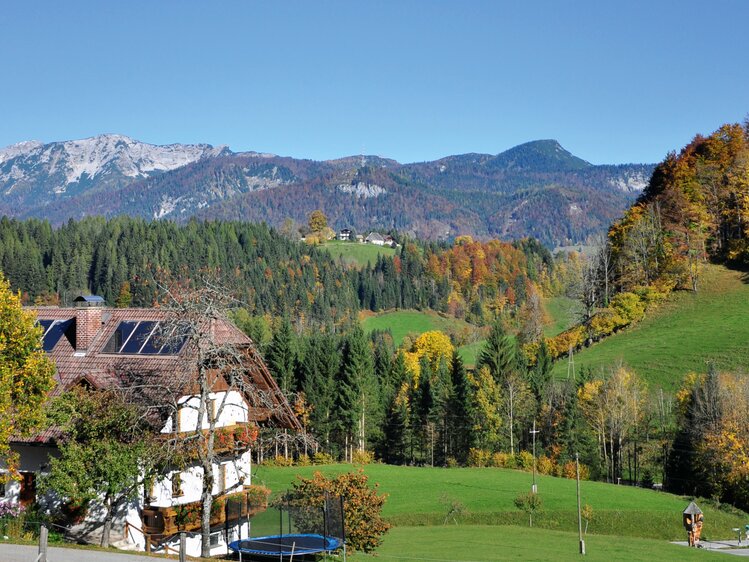 Aussicht auf das Sengsengebirge in der Nationalparkregion Kalkalpen | © Urlaub am Bauernhof Oberösterreich / Harald Puchegger