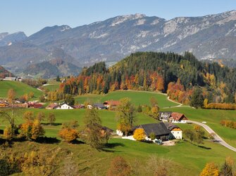 Herbst in Oberweng, Nationalparkregion Kalkalpen | © Urlaub am Bauernhof Oberösterreich / Harald Puchegger