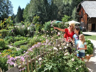 Garten des Mesnerhauses im Salzburger Freilichtmuseum | © Salzburger Freilichtmuseum