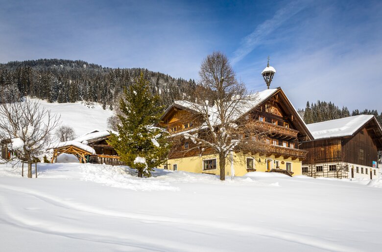 eingeschneiter Prechtlhof im Winter  | © Urlaub am Bauernhof / Bernd Suppan