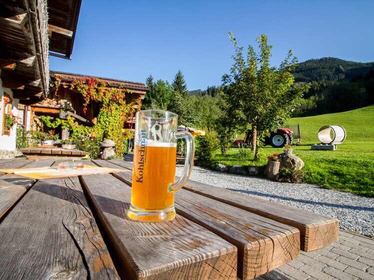 Bier, selbstgebraut, Kohlschnait, Bruck a. d. Glocknerstraße, Nationalpark Hohe Tauern, Salzburger Land | © Kohlschnait / Matthias Gruber