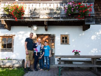 Familie Eder, Kohlschnaithof in Bruck a. d. Glocknerstraße, Nationalpark Hohe Tauern, Salzburger Land | © Kohlschnait / Matthias Gruber