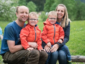 Familie Grünwald vom Loitzhof in Untertauern | © Urlaub am Bauernhof im SalzburgerLand / Matthias Gruber