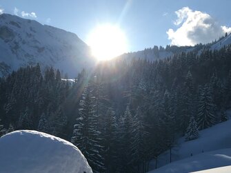 Sonne und Winterlandschaft, Salzburger Land | © Urlaub am Bauernhof Salzburger Land / Christina Eßl