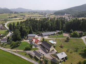 Luftaufnahme Bauernhof Kogler, Forstbauer, Steiermark | © Urlaub am Bauernhof Steiermark / Daniel Gollner