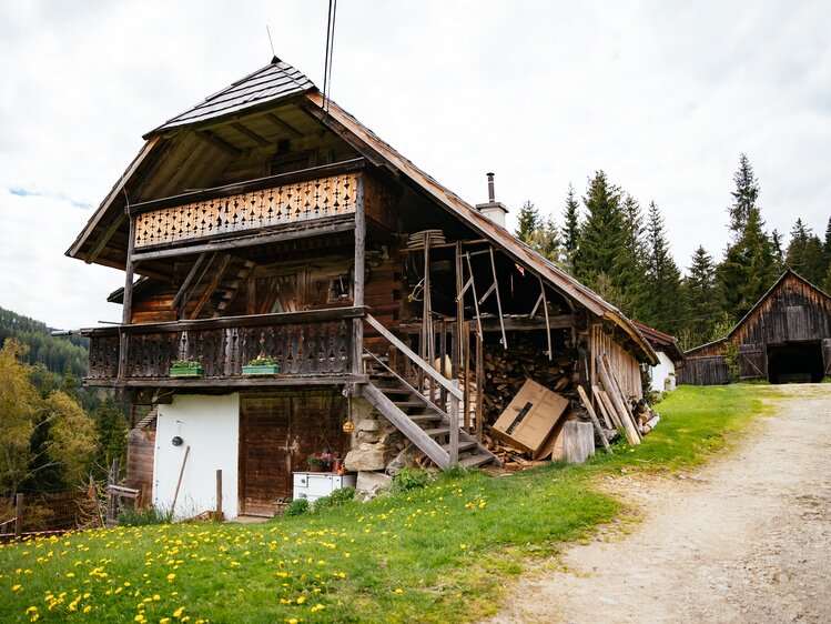 Blick auf das Ferienhaus am Bauernhof Rossegger, Steiermark | © Urlaub am Bauernhof Steiermark | Daniel Gollner