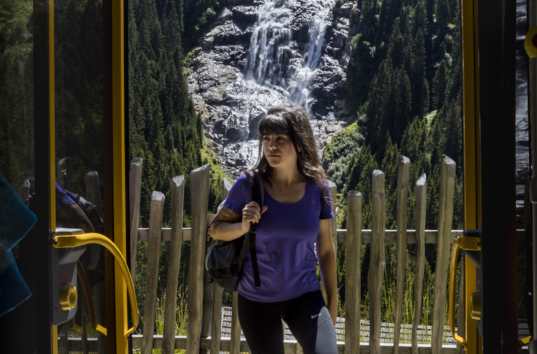 Bushaltestelle in Neustift am Grawa Wasserfall | © Tirol Werbung, Robert Pupeter