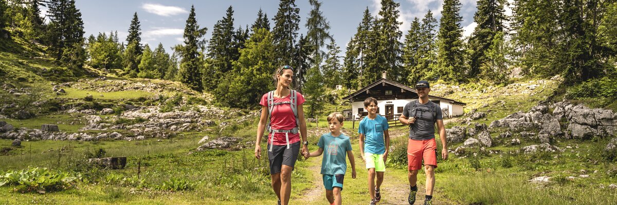 Wandern mit der Familie - Steinplatte | ©  Klaus Listl