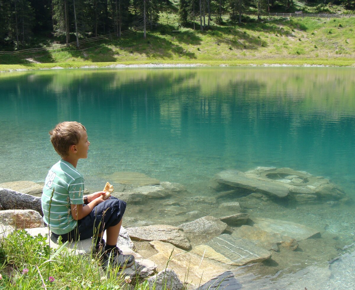 Junge am Panoramasee | © Urlaub am Bauernhof - Schlick 2000