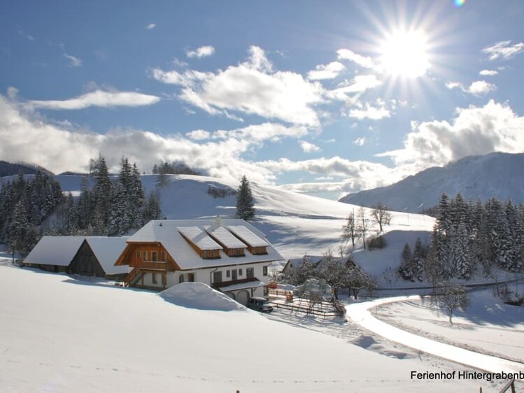 Ferienhof Hintergrabenbauer im Winter | © Urlaub am Bauernhof Oberösterreich / Gösweiner