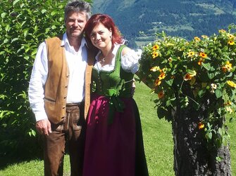 Johann Heim mit seiner Frau auf der Weißsteinalm | © Weißsteinalm / Johann Heim