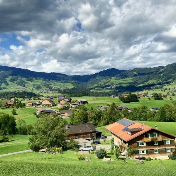 Der Familienbauernhof Köss Schertler in Egg im Bregenzerwald.